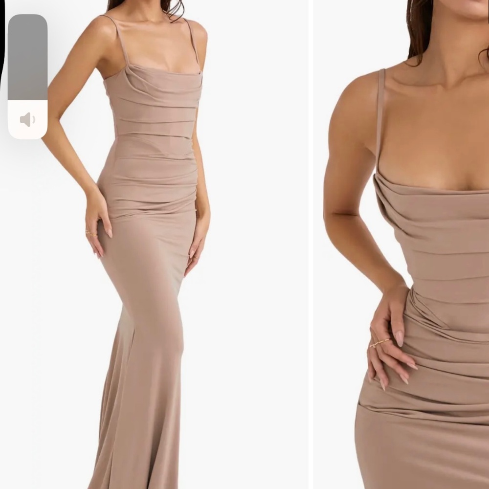 Milena Jersey Corset Maxi Dress